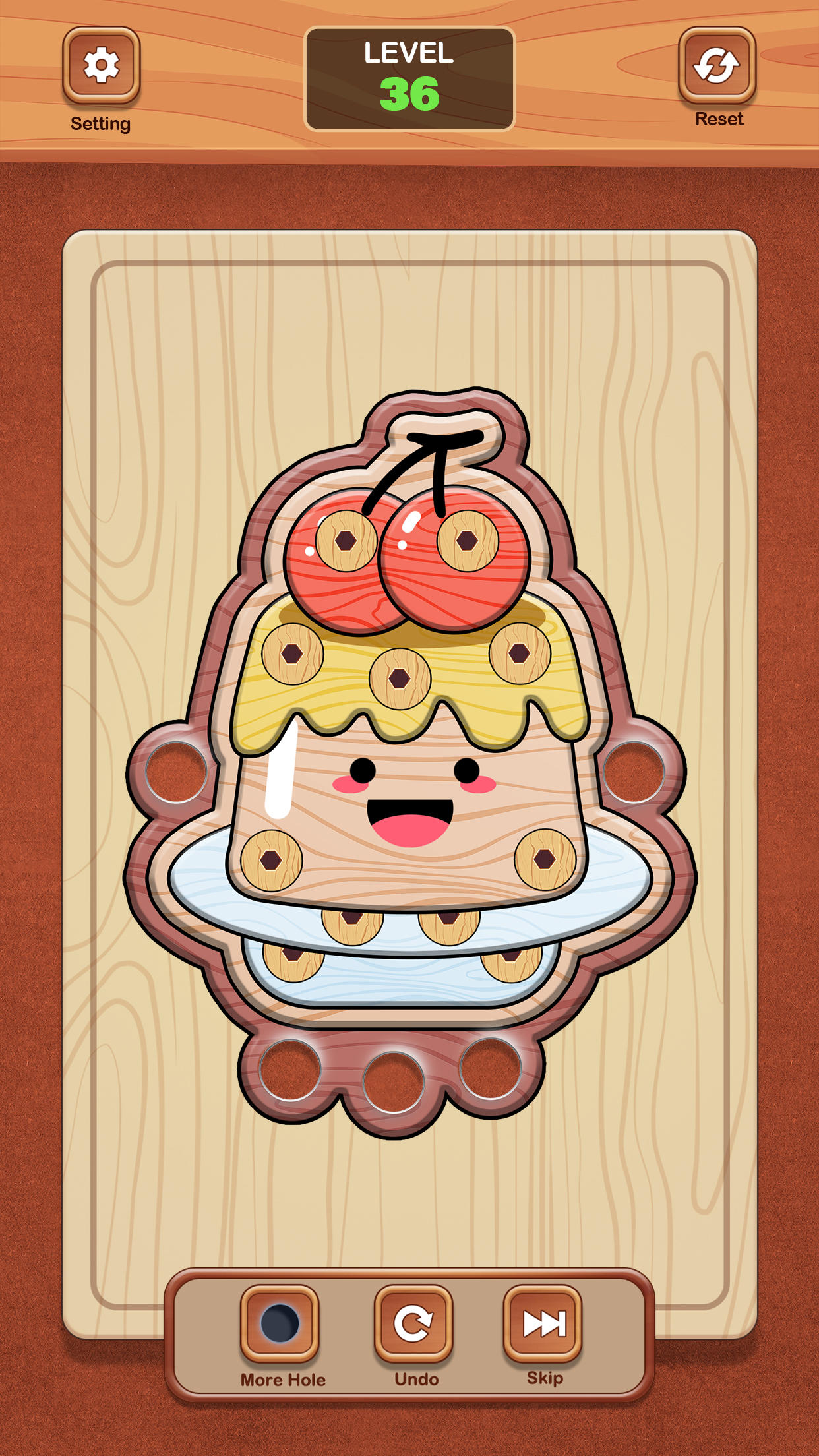 Screw Wood Puzzle Nuts n Bolts Game Screenshot