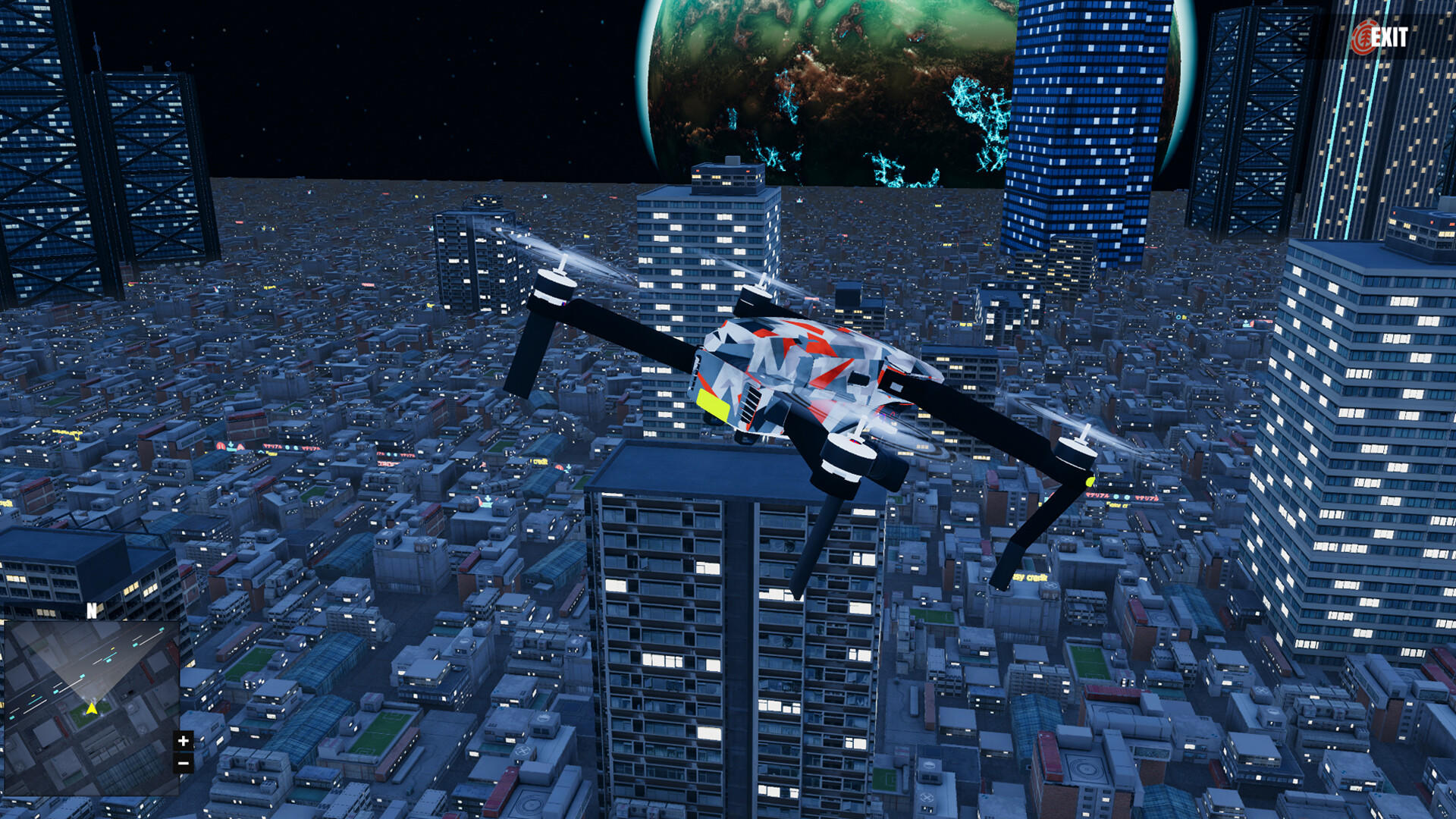 Drone Flight Simulator Online ภาพหน้าจอเกม