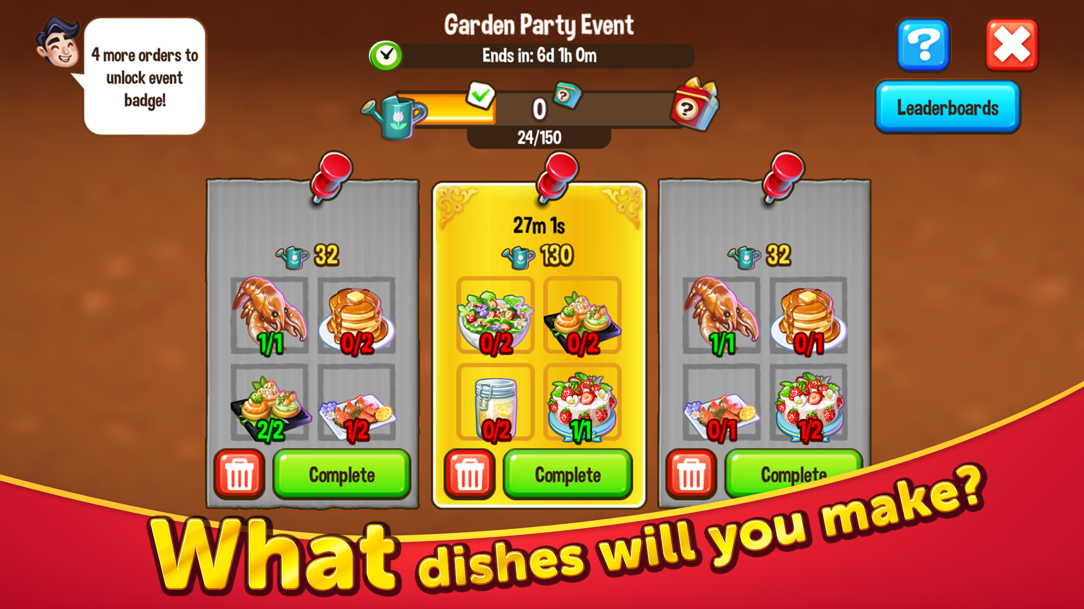 Food Street - Restaurant Game Game Screenshot