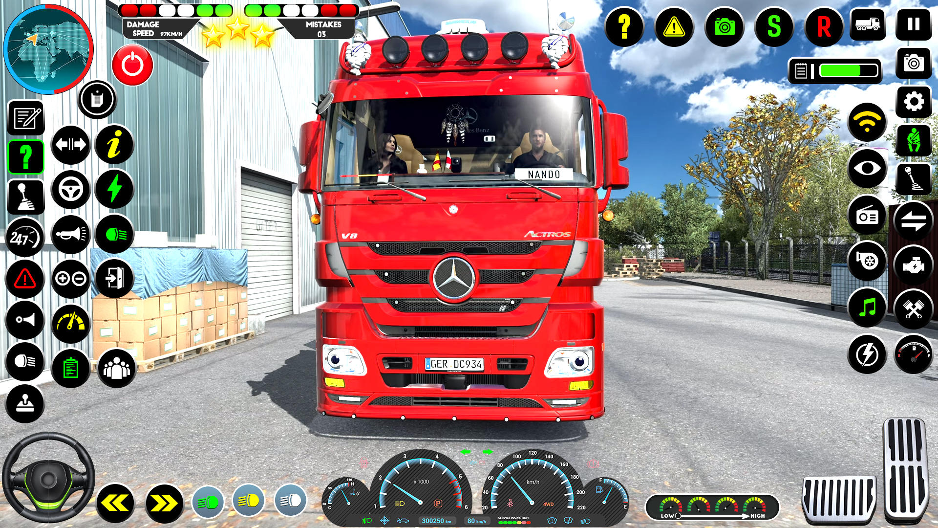 Скриншот игры US Truck Game Truck Driving 3D