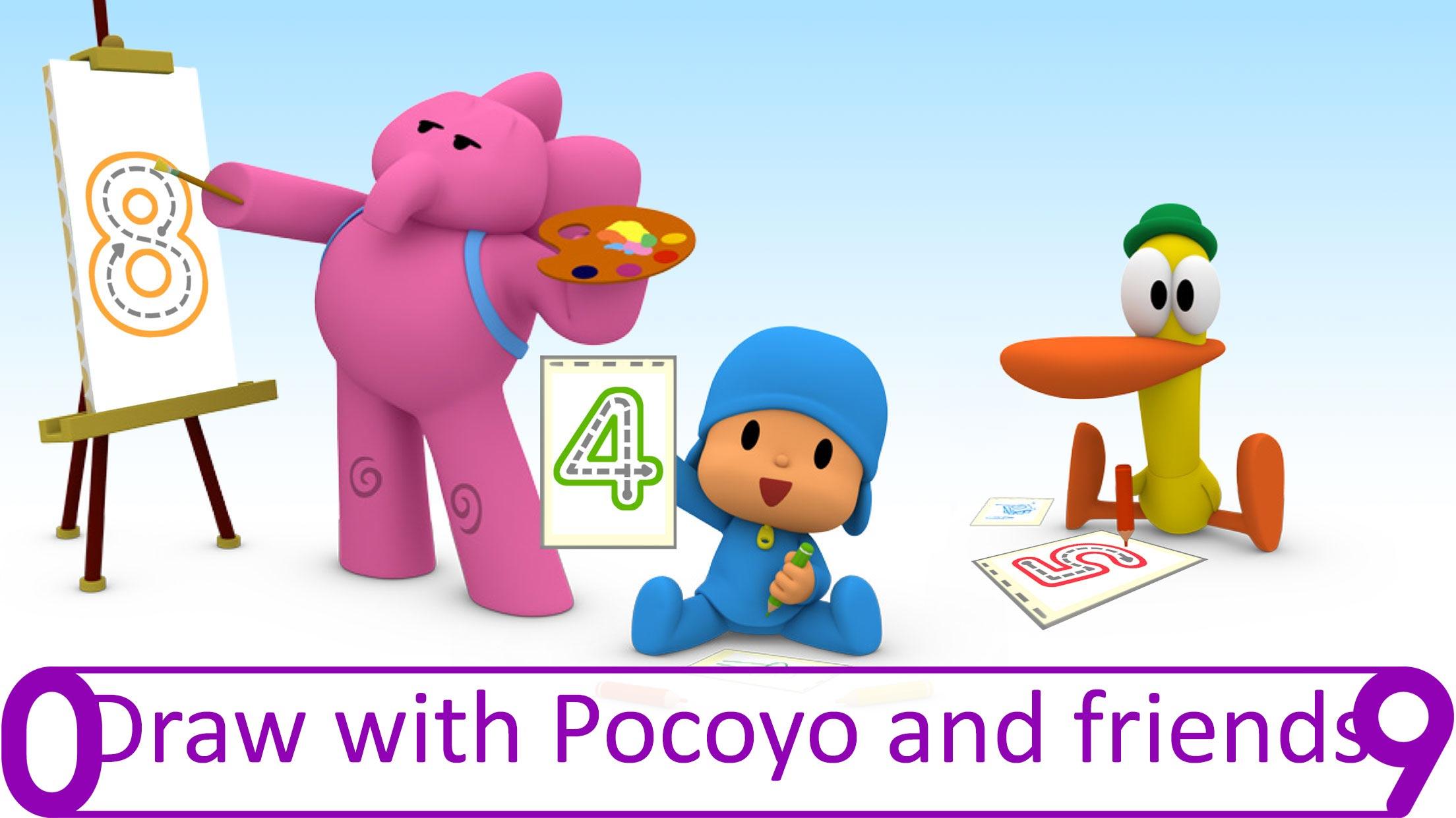 Pocoyo's Numbers game: 1, 2, 3 Game Screenshot