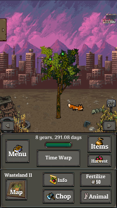 Wasteland Orchard Game Screenshot