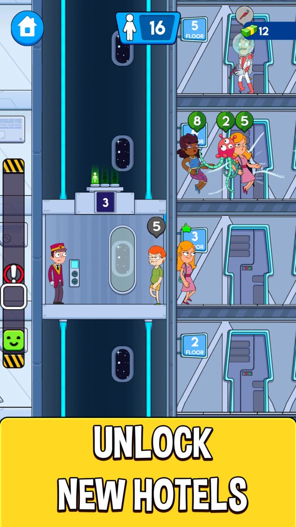 Hotel Elevator: Lift simulator ภาพหน้าจอเกม