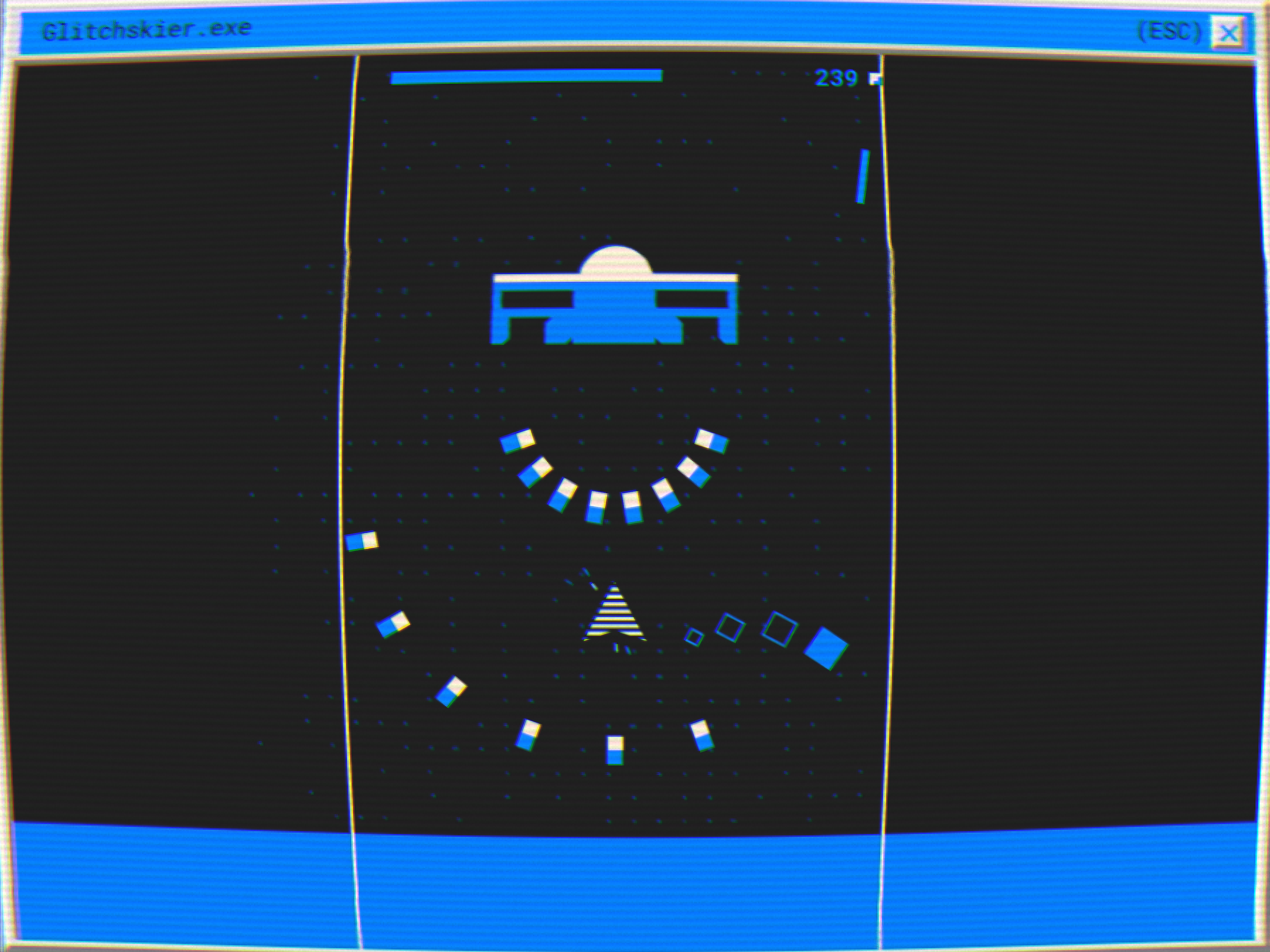 Glitchskier Game Screenshot