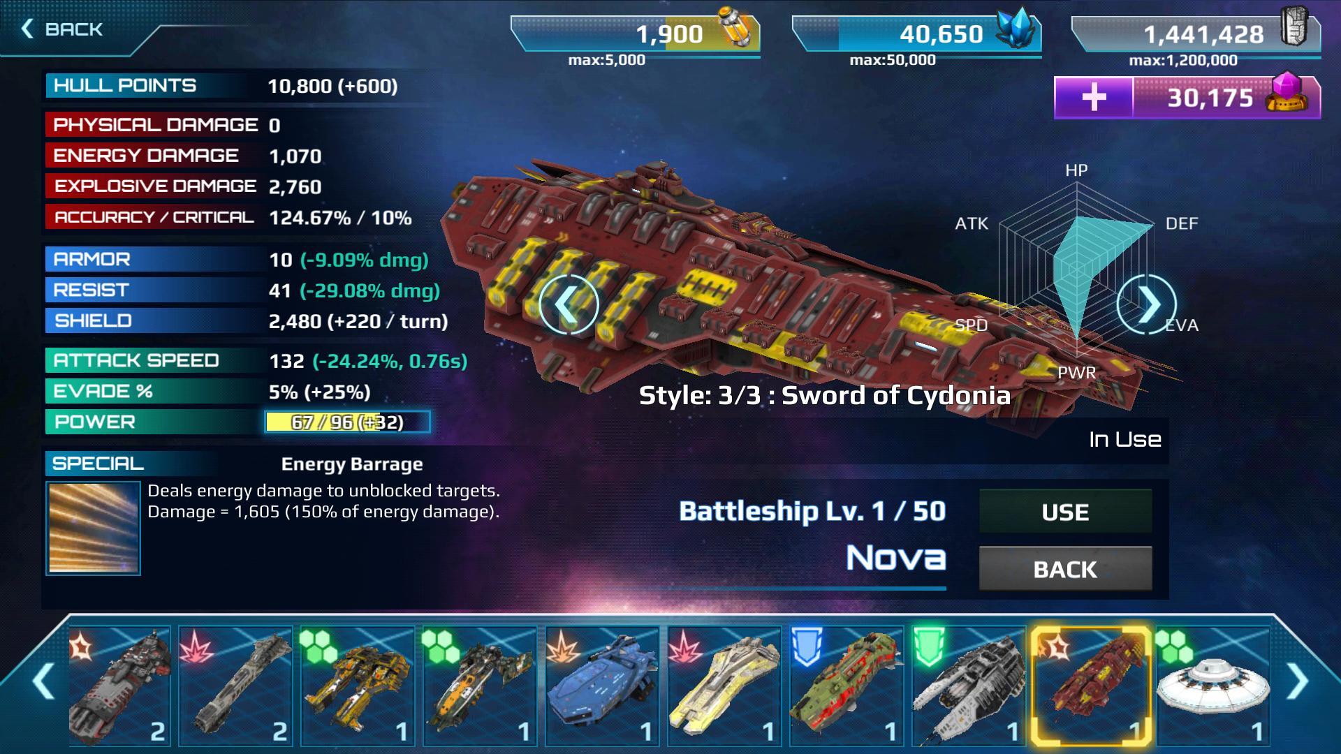 Star Battleships 게임 스크린샷