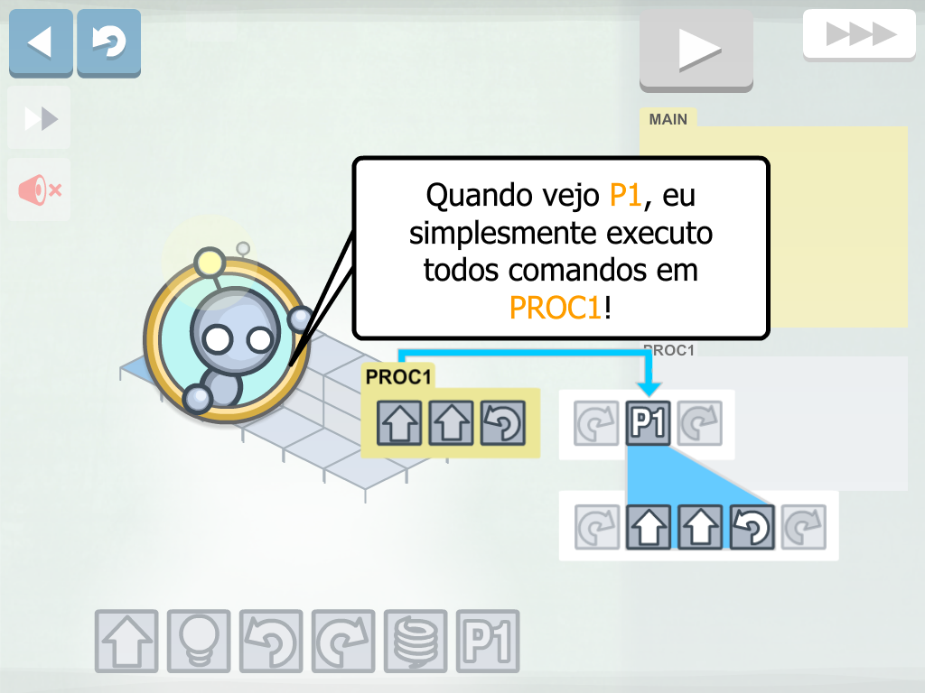 Captura de Tela do Jogo Light-bot
