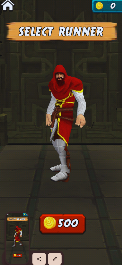 Скриншот игры Endless run  jungle escape