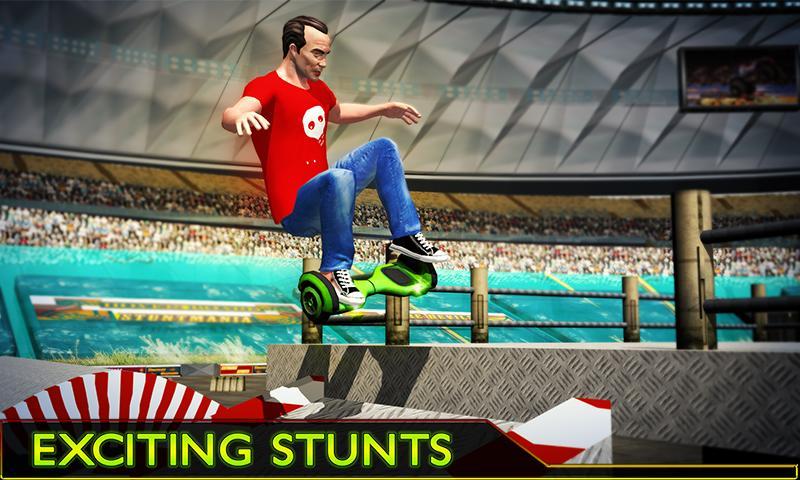 Hoverboard Stunts Hero 2016 ภาพหน้าจอเกม