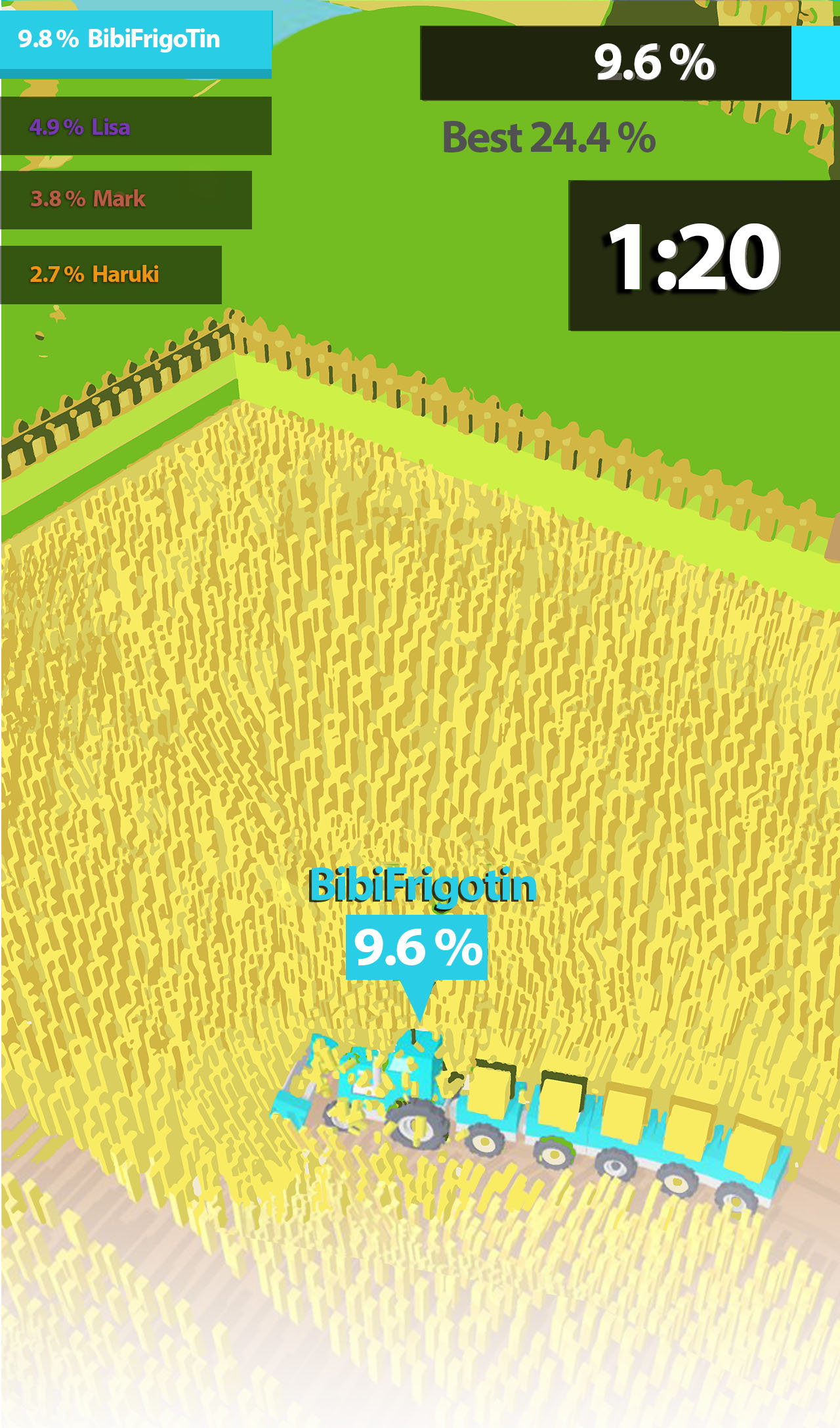 Harvester.io screenshot game