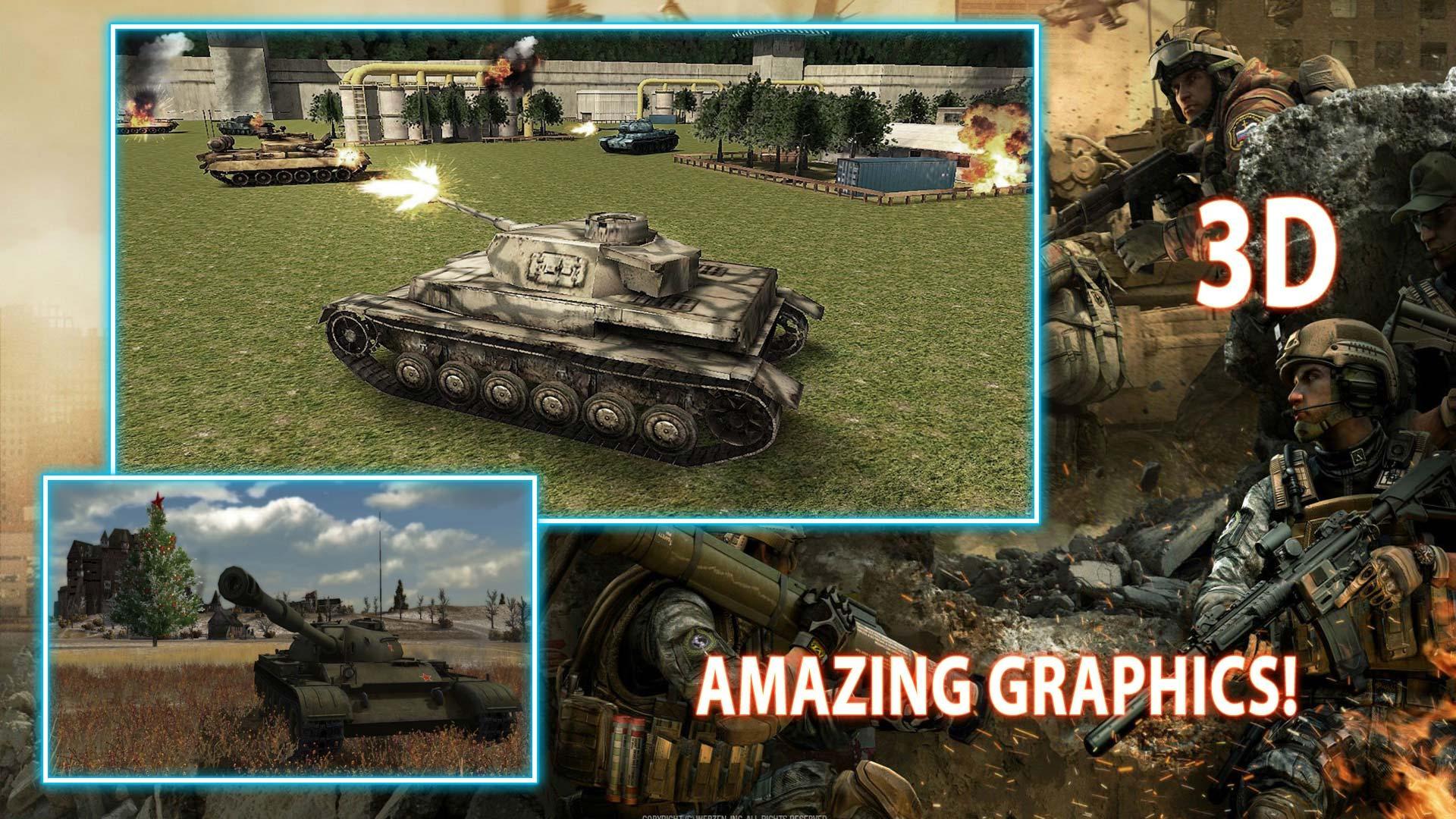 Screenshot 2 of 3D Tank Battle War 1.0