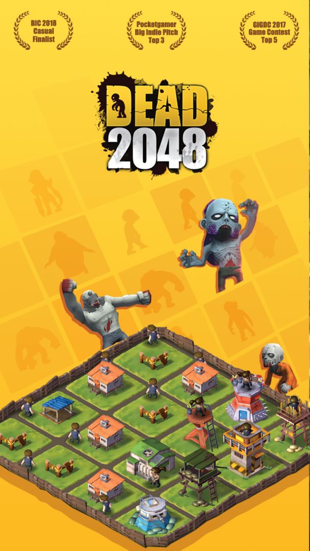Dead 2048 screenshot game