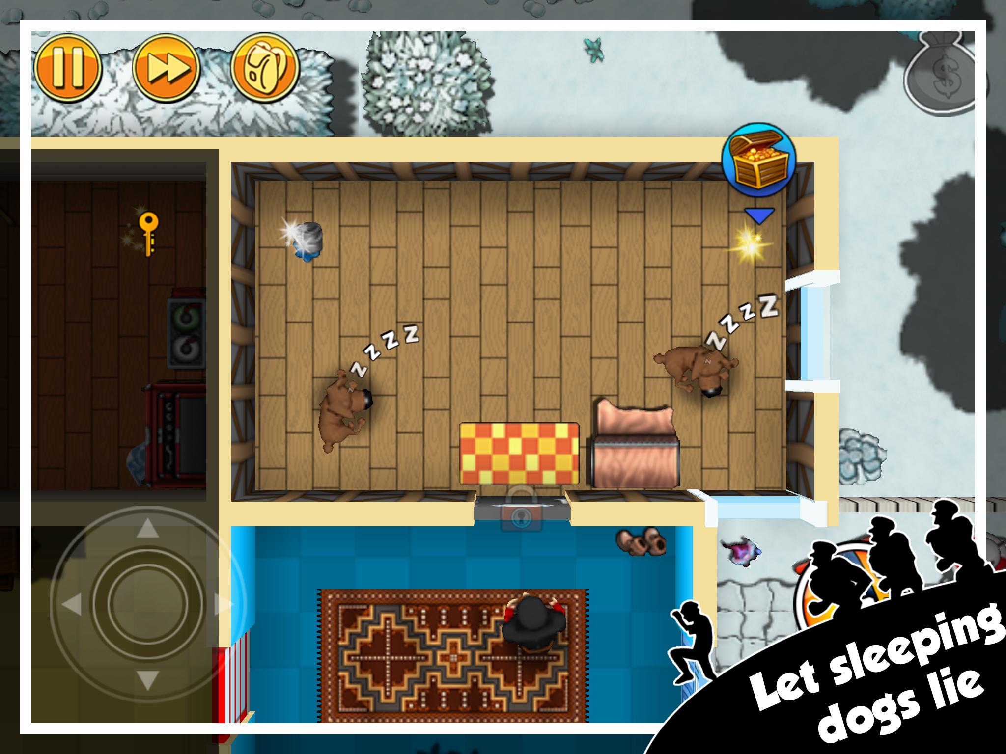 Robbery Bob - หลบหนีจากตำรวจ ภาพหน้าจอเกม