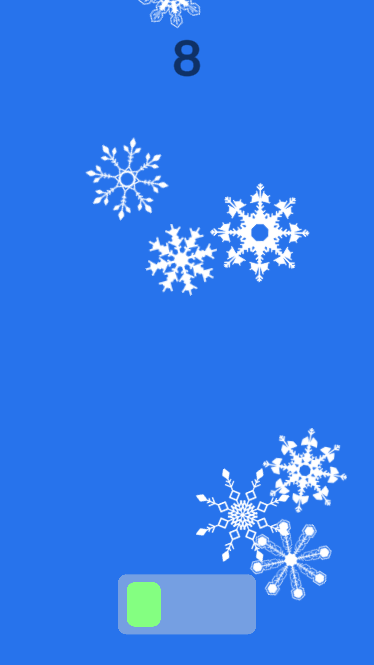 Snowflake Catcher Game Screenshot