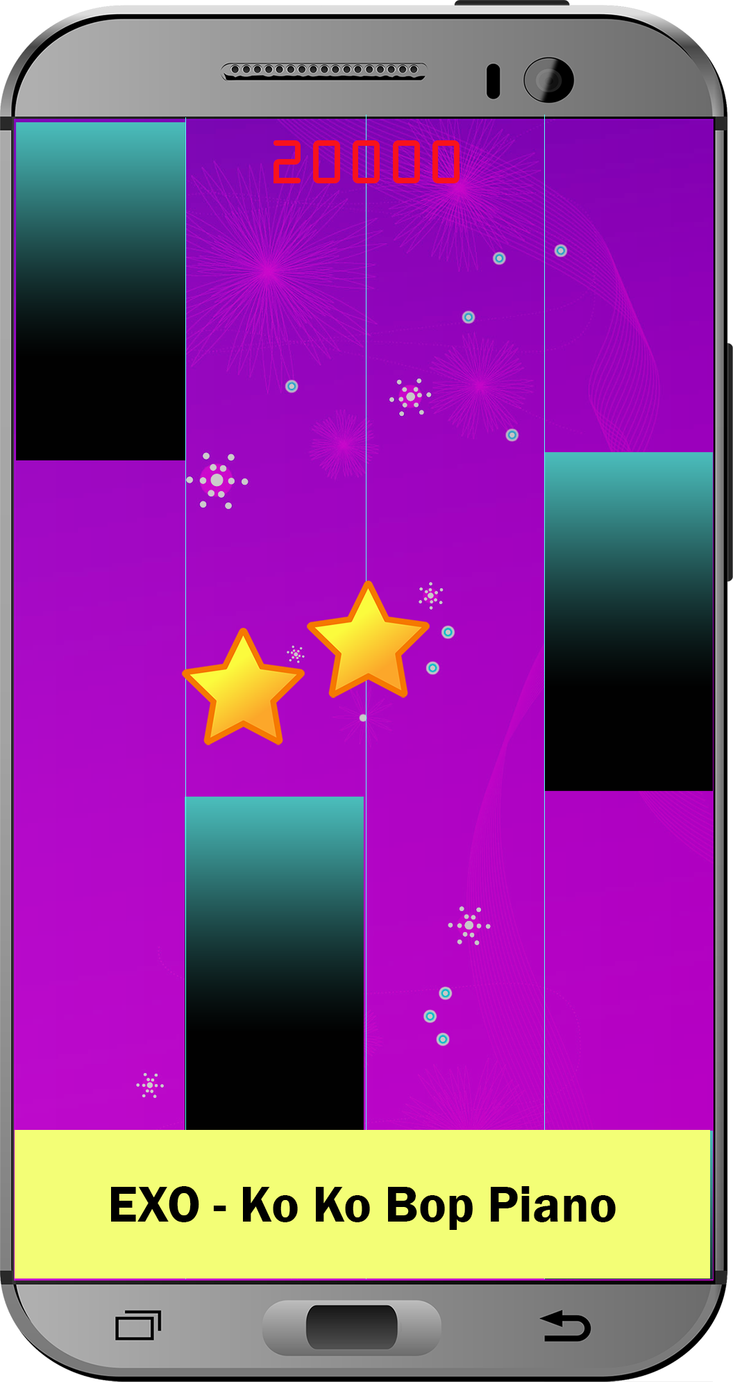Cuplikan Layar Game EXO Piano Tiles