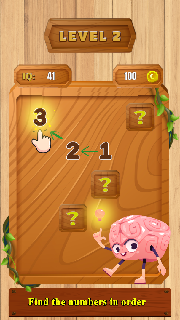 Screenshot of memory puzzle : brain test IQ