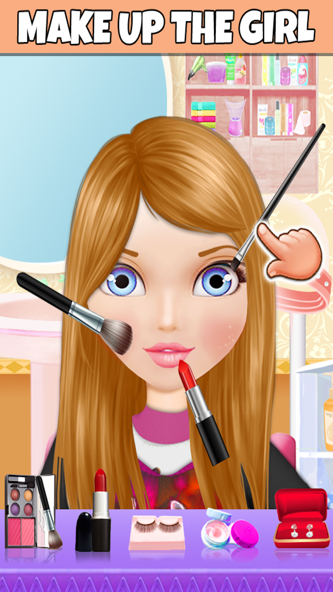 Cuplikan Layar Game Cute Doll Dress Up Girls Game