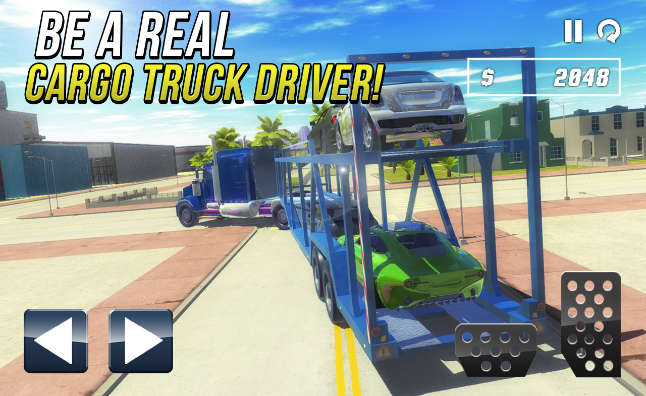 Car Cargo Transport Driver 3D Game Screenshot
