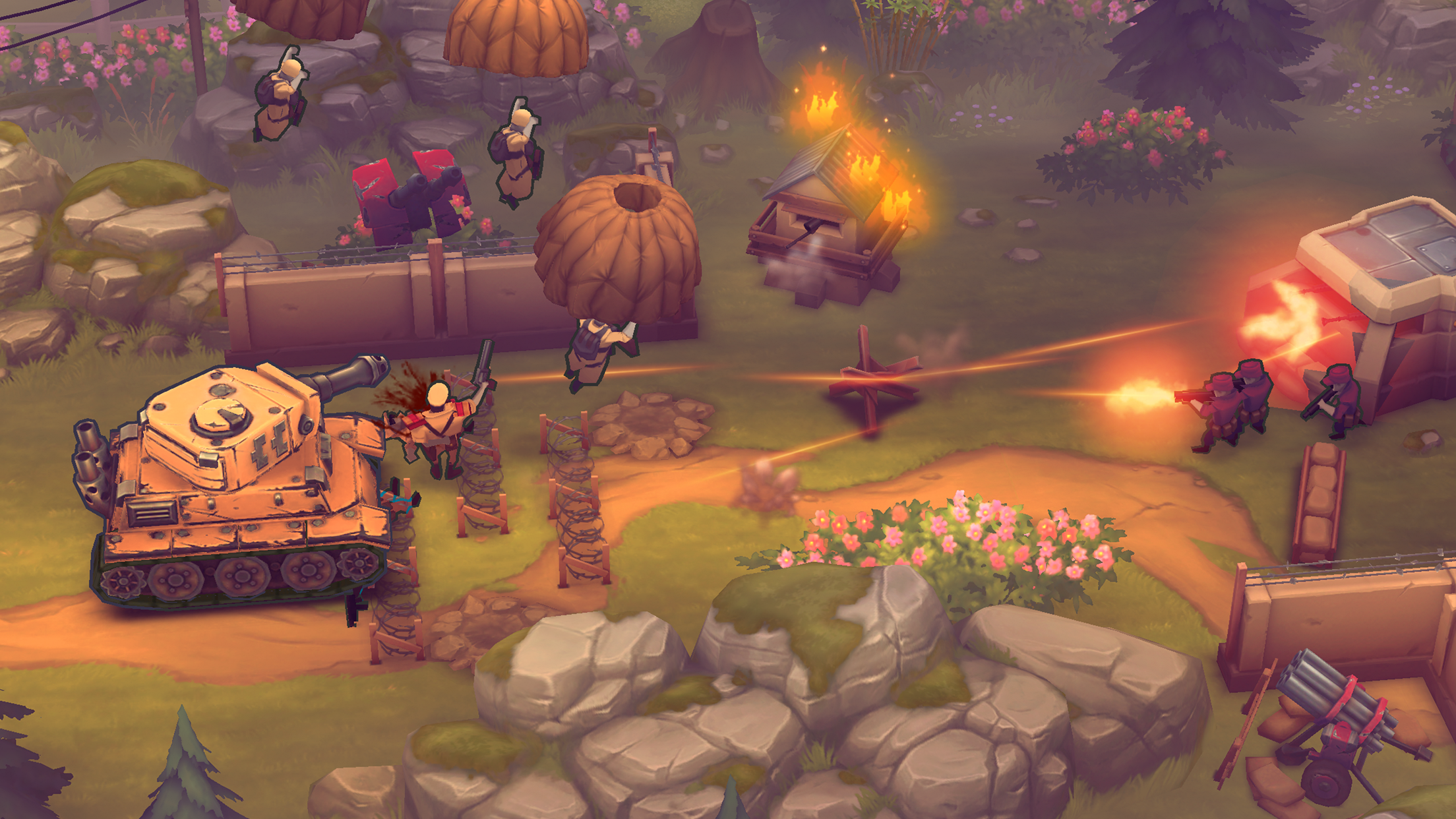 GUNS UP ! Mobile 戰爭策略 遊戲截圖