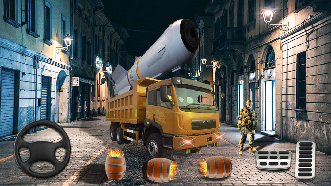 Bomb Transporter Truck Driving screenshot game