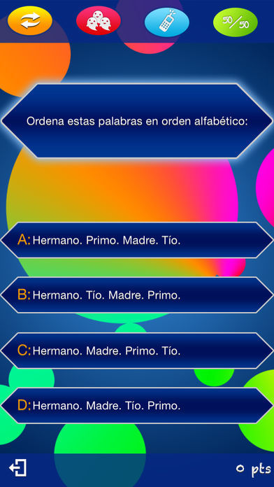 Quiz Millonario Kids Español 6-12遊戲截圖