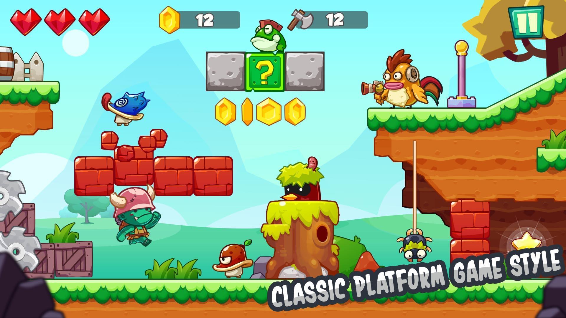 Jungle Adventures: Super World ภาพหน้าจอเกม