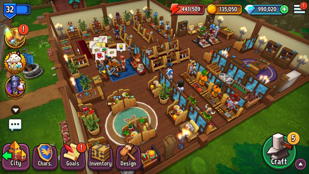 Screenshot of Shop Titans: RPG Idle Tycoon
