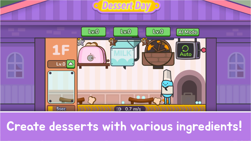 Idle Dessert Tycoon Game Screenshot