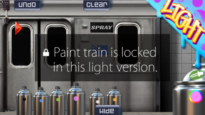 Screenshot of Graffiti Spray Can Art - LIGHT