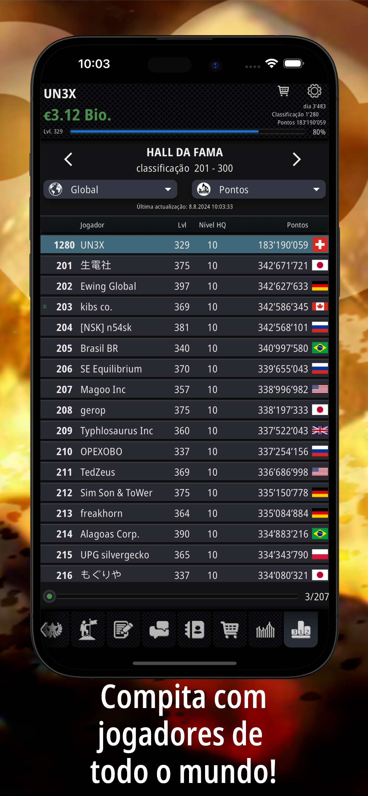 Captura de Tela do Jogo Resources: Business Tycoon GPS