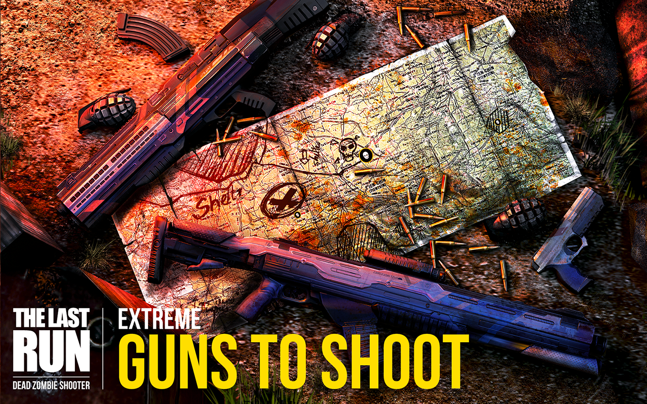 Captura de Tela do Jogo Last Run: Dead Zombie Shooter