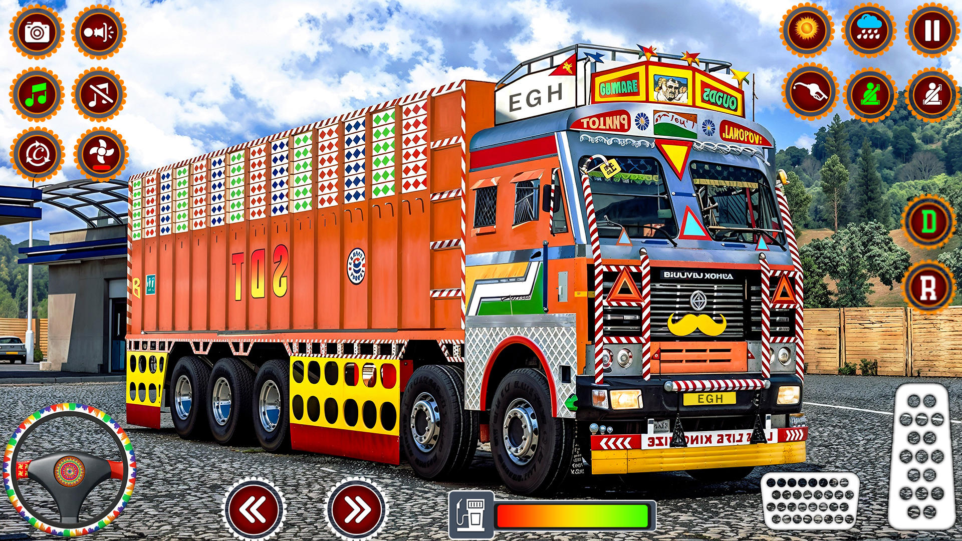 Offroad Indian Truck Game Game Screenshot