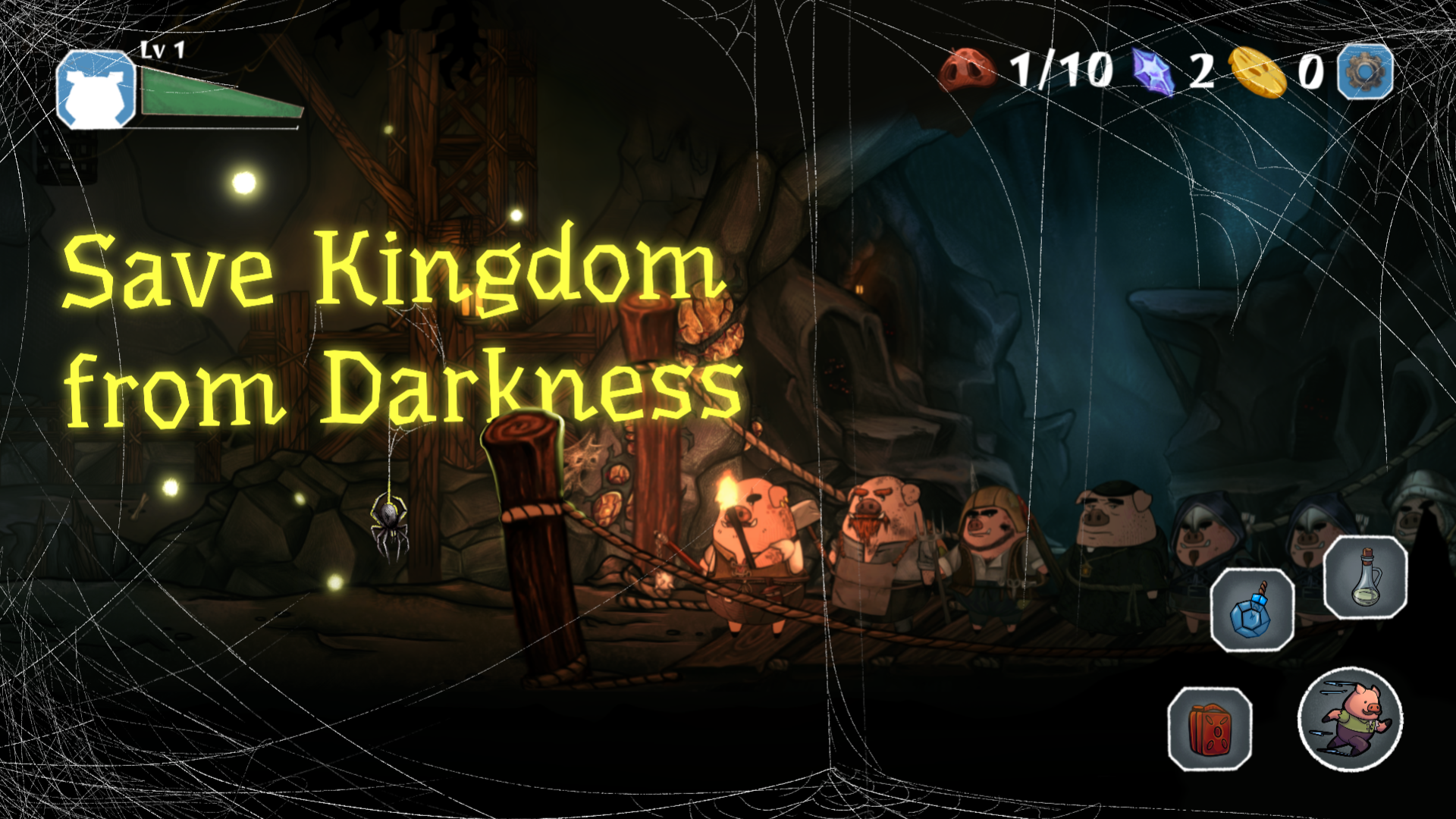 Pigs Wars: Vampire Blood Moon Game Screenshot