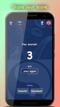 Captura de Tela do Jogo Higher Lower Quiz Game