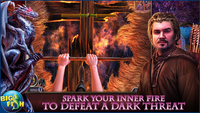 Screenshot of Dark Realm: Queen of Flames - A Mystical Hidden Object Adventure (Full)
