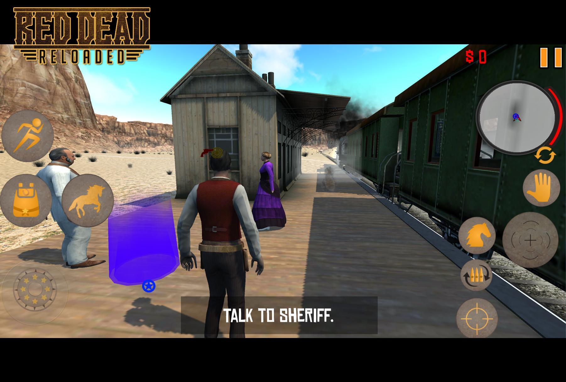 Screenshot of R Western Dead Reloaded (Sandbox styled Action)