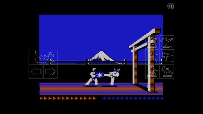 Karateka Classic 게임 스크린 샷