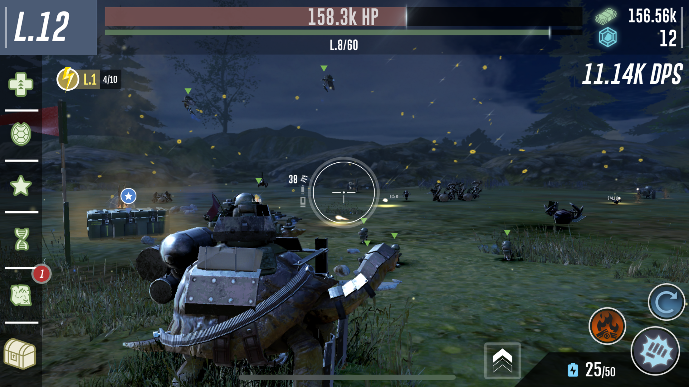 War Tortoise 2 - Idle Shooter Game Screenshot