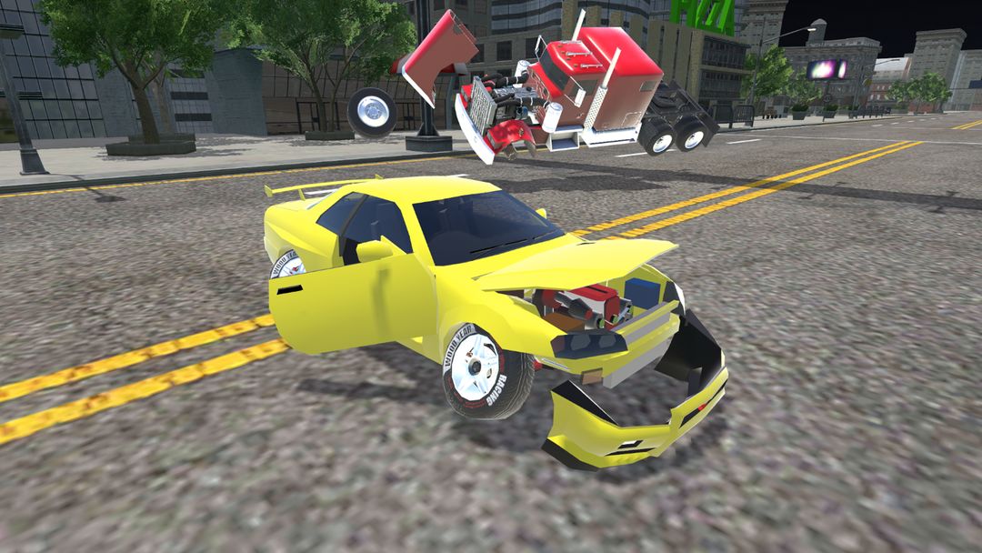 Crazy Crash Car Driving Sim 3D android iOS apk download for free