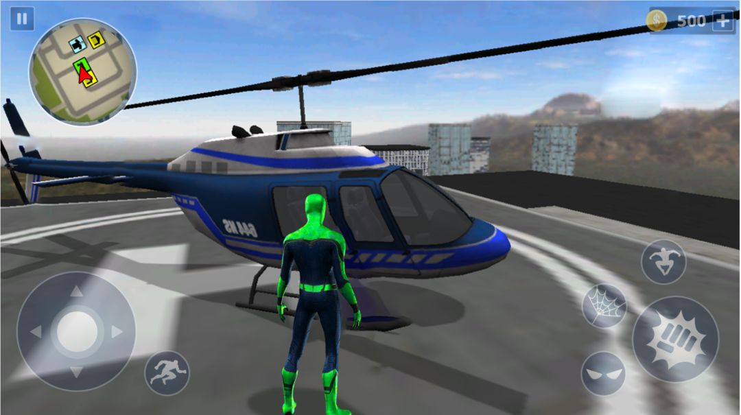 Spider Rope Hero: Ninja Gangster Crime Vegas City screenshot game