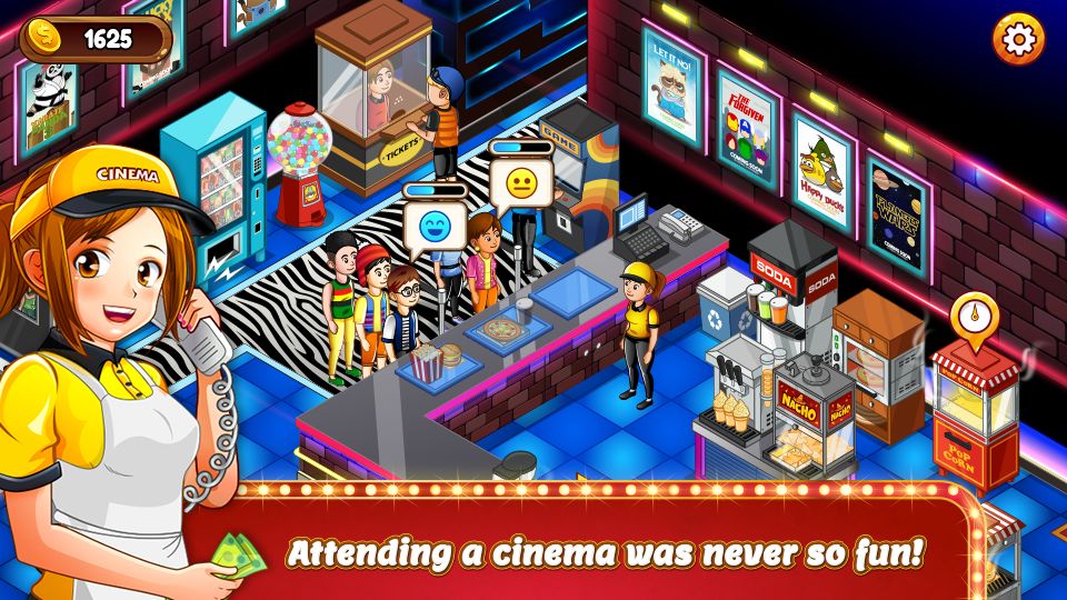 Screenshot of Cinema Panic 2: Cooking game