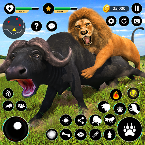 Screenshot 1 of 사자 시뮬레이터: 동물 시뮬레이터 오프라인 게임 2.8
