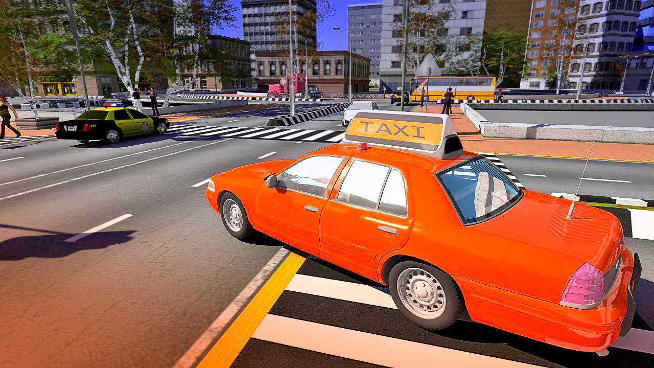 Captura de Tela do Jogo Taxi driver Simulator Advance