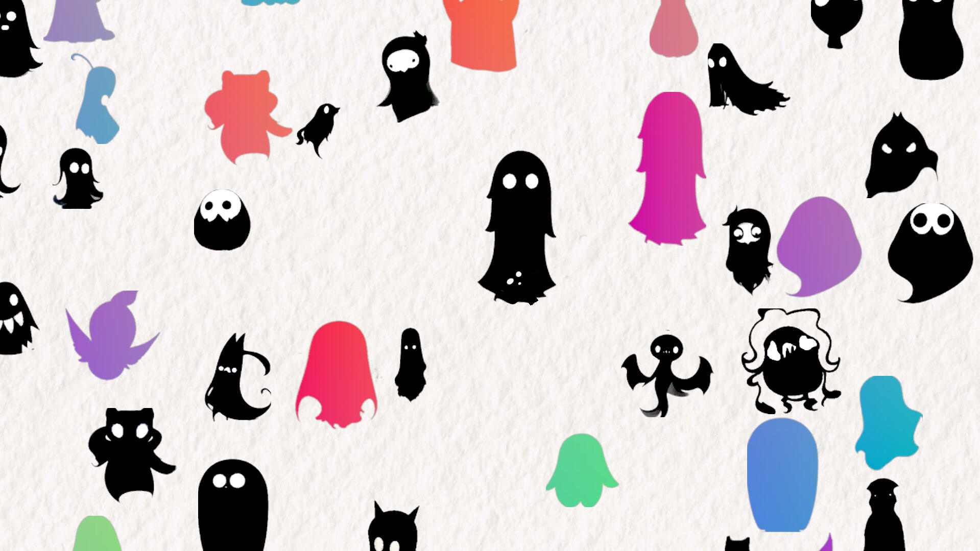 Screenshot of Doodle Harmony Ghosts