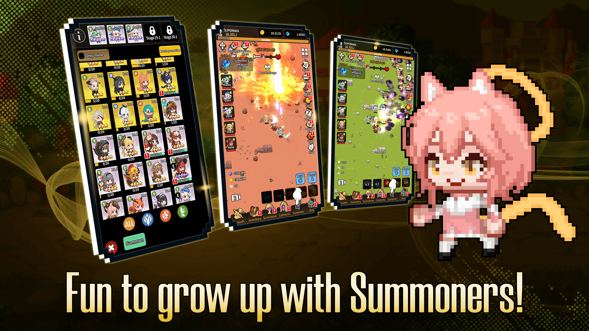Screenshot of Legend Summoners : Idle RPG