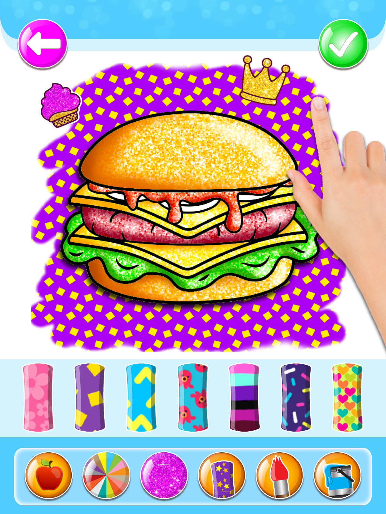 Скриншот игры Food Coloring Game for kids