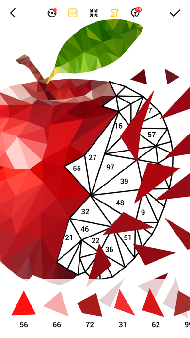 LoPoly –  Puzzle art game Game Screenshot