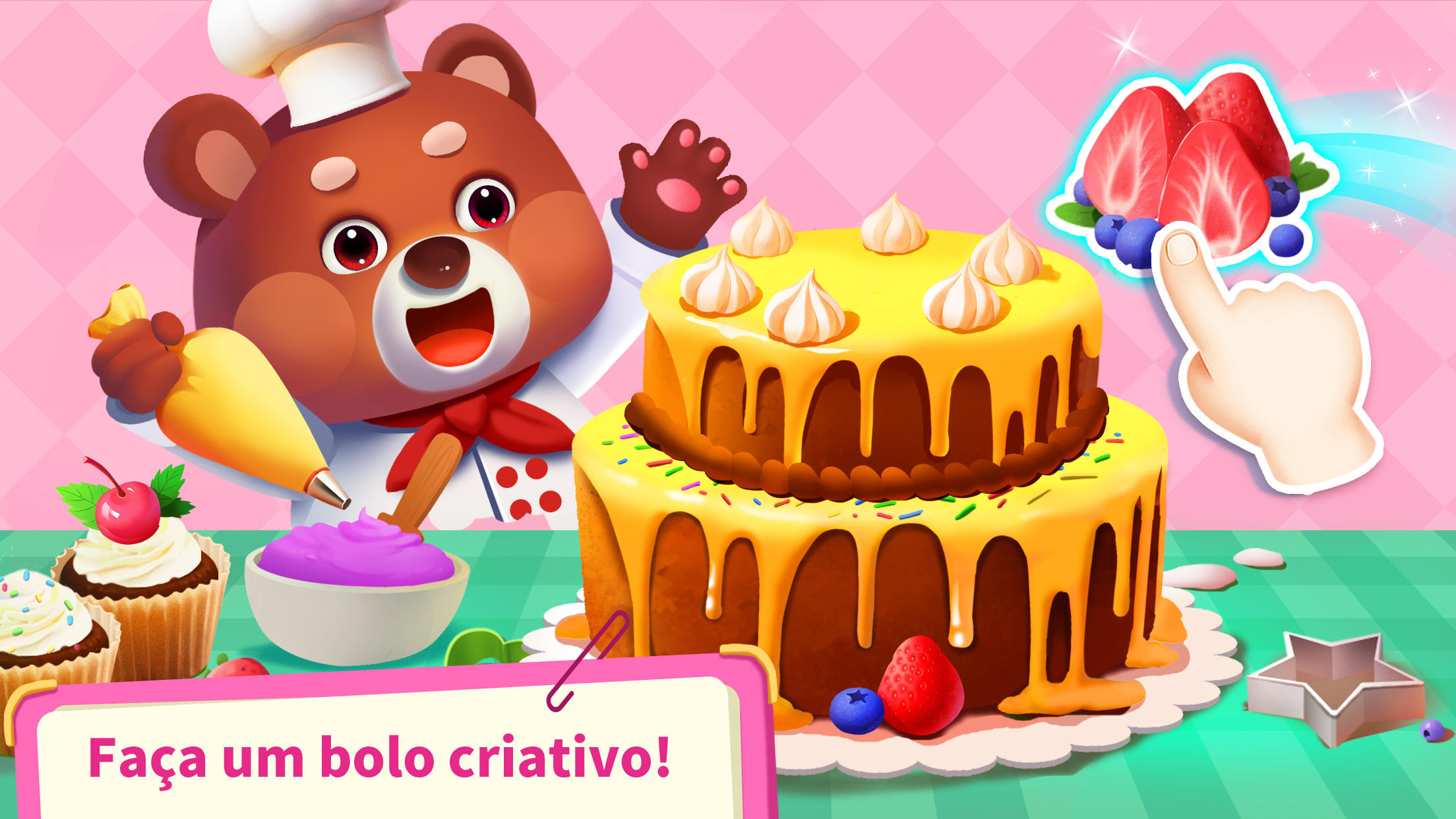 Captura de Tela do Jogo Supermercado do Bebê Panda