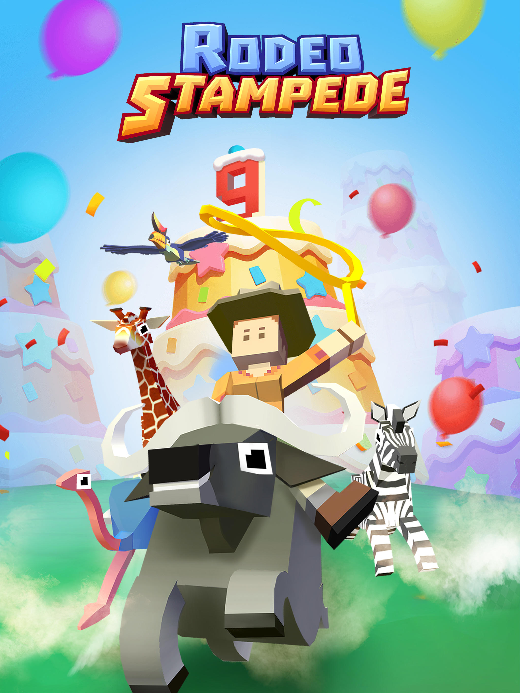 Rodeo Stampede: Sky Zoo Safari Game Screenshot