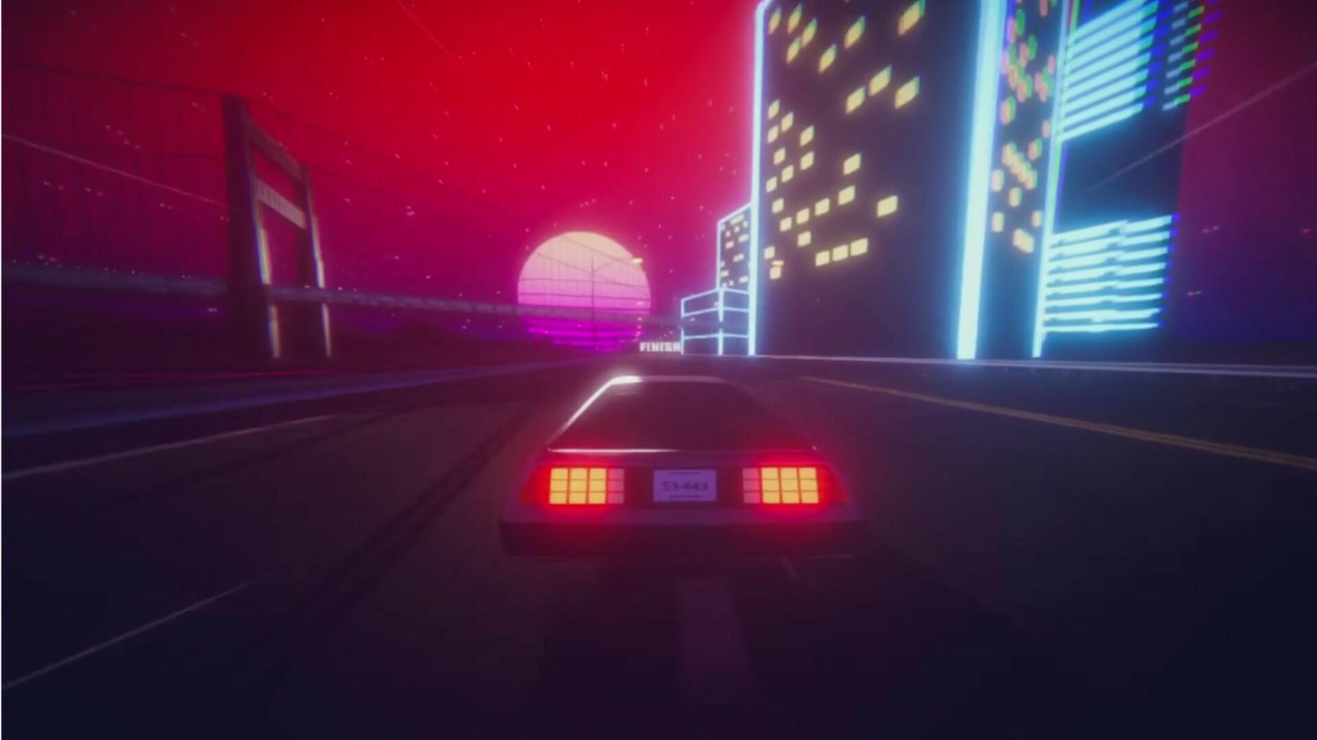 Screenshot of Midnight Thunder Drive