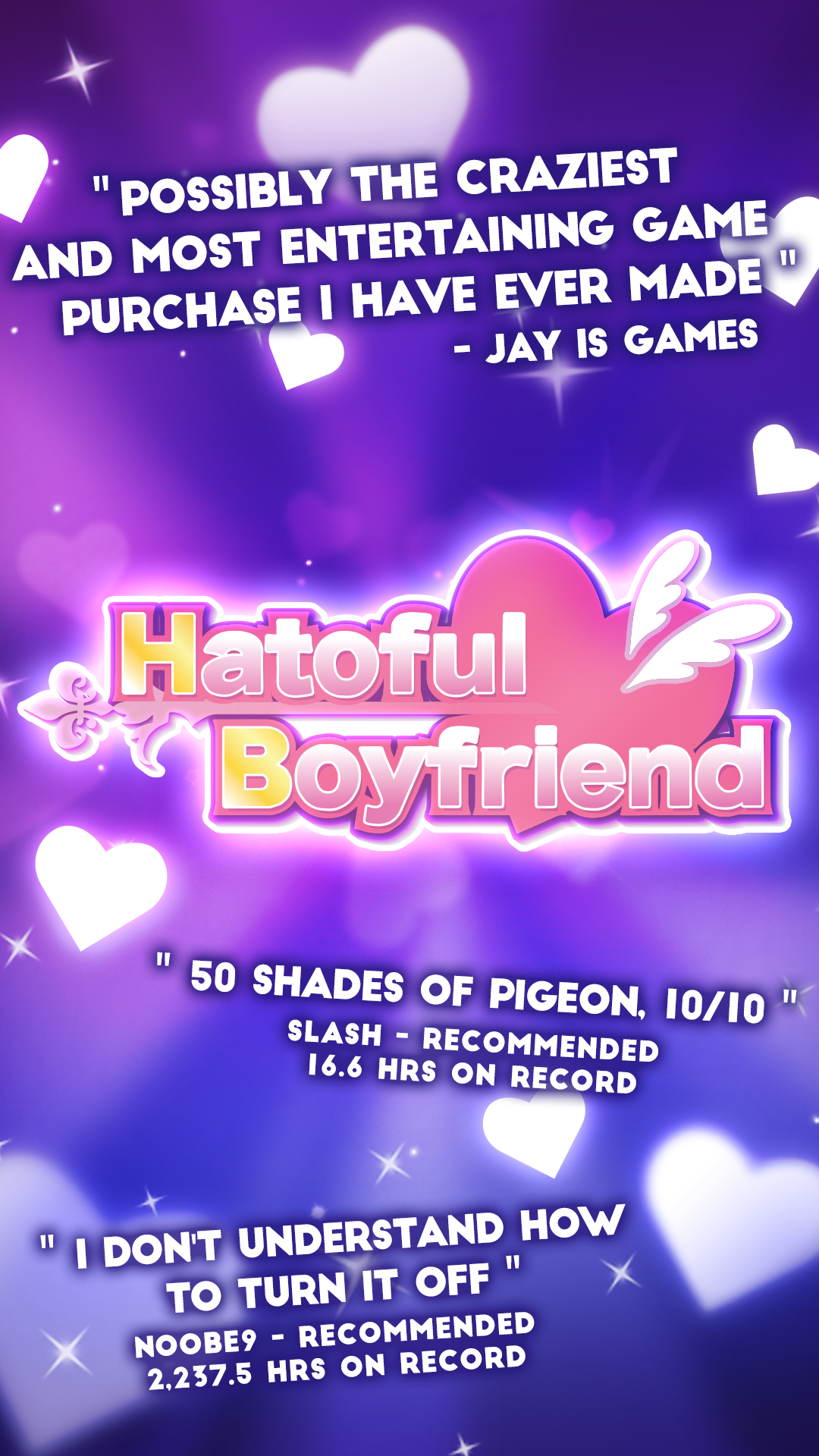 Hatoful Boyfriend 게임 스크린 샷